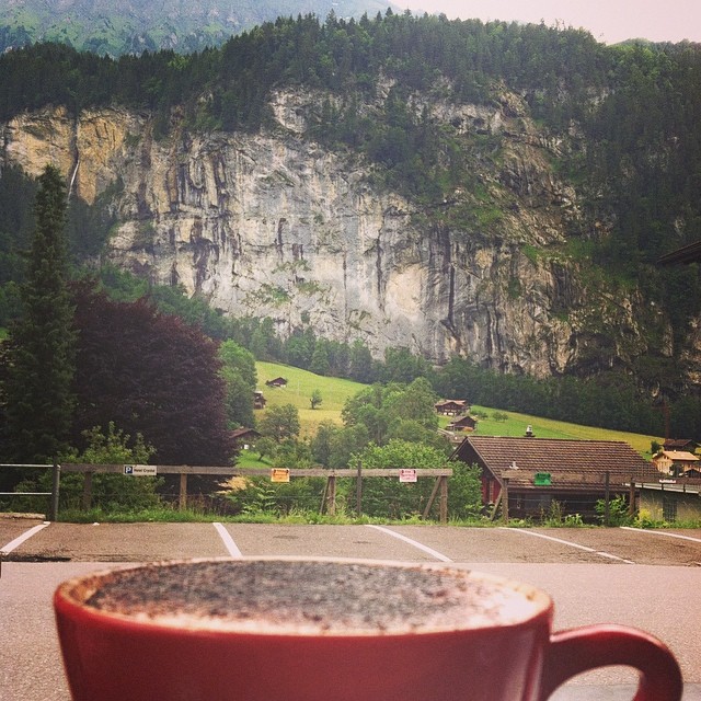 Coffee with a view! ️️ #coffee #morning #view