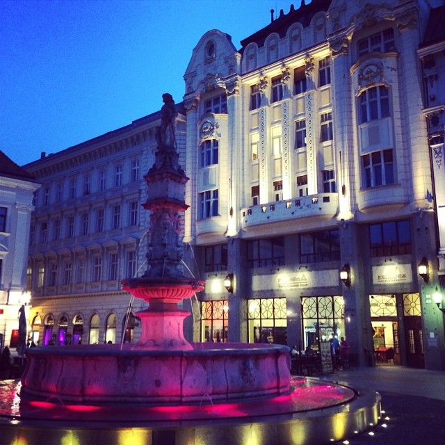 Good evening, #Bratislava!