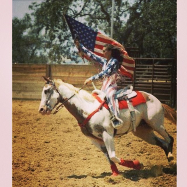 Absolutely love the spirit of this pic – wild, fearless, and free. Go ahead, American girls!! #happyfourth #4thofjuly #america