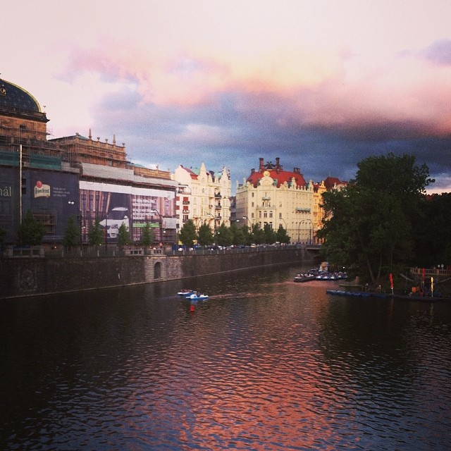 Beautiful #Prague #sunset – so much #beauty in this city!! ️#travel #summerofadventure