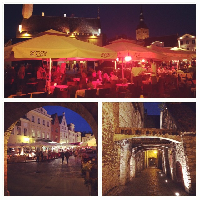 #Magical #nighttime in #Tallinn #cafelife #itscolduphere!