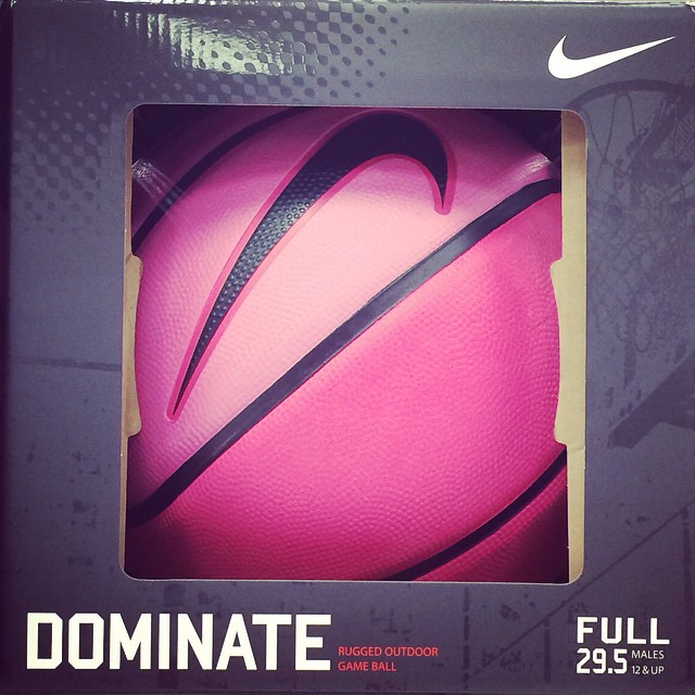 A #pink #basketball – well that’s gonna have to happen!  #christmasgifts #workout #dowhatyoulove #dominate