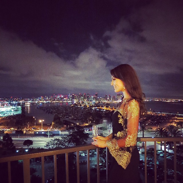 About last … #weekend! What a #sky, what a #dress, what a #night!