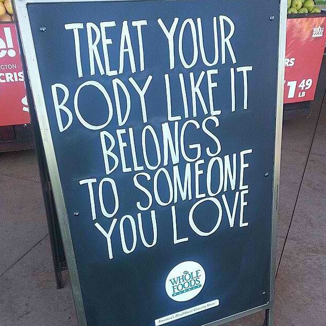 Because it does!! ️️  Regram from @heynicolemaree and @wholefoodsmarket #health #wellness #bodylove vlxlife.com