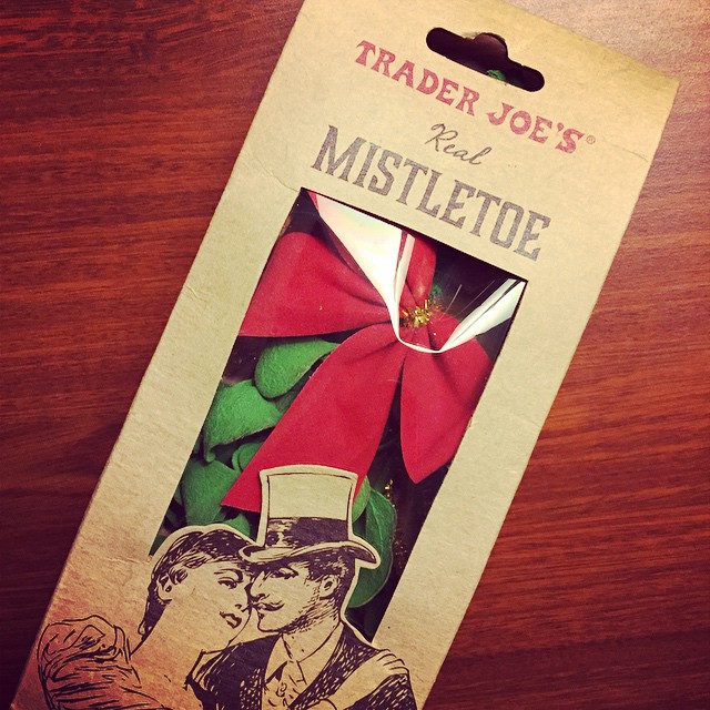 Come ‘ere, #husband!!  #Christmas #mistletoe #festive #decor