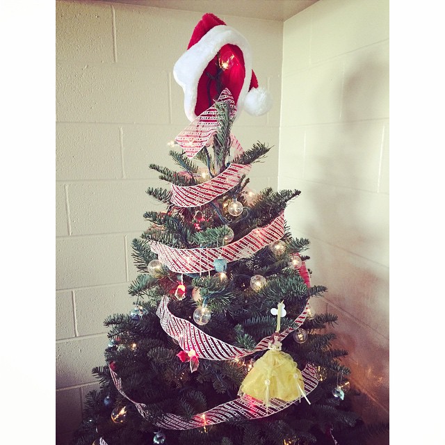 Decided to ask for forgiveness instead of permission  Meet our makeshift #Christmas #tree!! ️